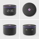 Умная колонка Яндекс Станция Мини 3 Про с Алисой, Zigbee, черный ( YNDX00059BLK) 