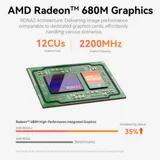 Мини ПК Beelink Мини-компьютер BL/EQR6-LP/6800H/32G/500G/Milky Grey  