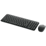 Клавиатура + мышь Logitech Wireless MK250 Compact клав:графитовый мышь:графитовый USB беспроводная Multimedia (920-013853)