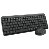 Клавиатура + мышь Logitech Wireless MK250 Compact клав:графитовый мышь:графитовый USB беспроводная Multimedia (920-013853)