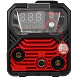  Сварочный аппарат полуавтоматический Edon ПрофиMIG-185 MIG 6,9кВт 20-185А, MMA 7,9кВт 20-185А, раб.цикл 60%, КПД 85%, диаметр: электроды 2-4мм, проволока 0,8-1мм