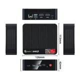 Мини-компьютер Beelink BL/SER5/5500U/16G/500G/2,5G* 1/Black