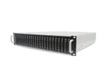 Дисковое хранилище AIC JBOD 2U 24x2.5" single SAS 12G expander controller, 2x549W, 2x8643 cable, single BMC