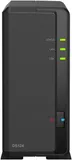 Системы хранения данных Synology DS124 QC 1.7GhzCPU/1Gb/upto 1HDDs/SATA(3,5'',2.5")/2xUSB3.2/1GigEth/iSCSI/2xIPcam(upto 12)/1xPS/1YW repl DS118