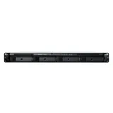 Система хранения Synology 1U DC2,6GhzCPU/2Gb/RAID0,1,10,5,6/upto 4hot plug HDDs SATA(3,5' or 2,5')/1xUSB3.2/2GigEth/1xExpslot/iSCSI/2xIPcam/1xRPS/1YW/no rail