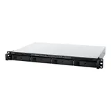 Система хранения Synology 1U DC2,6GhzCPU/2Gb/RAID0,1,10,5,6/upto 4hot plug HDDs SATA(3,5' or 2,5')/1xUSB3.2/2GigEth/1xExpslot/iSCSI/2xIPcam/1xRPS/1YW/no rail