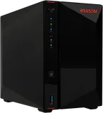 Cетевое хранилище ASUSTOR AS5402T 2-Bay NAS/Media player/Intel Celeron N5105 2.0GHz up to 2.9GHz, 4GB SO-DIMM DDR4, noHDD(HDD,SSD),/2x 2,5Gb (LAN)/3xUSB3.2,HDMI; 90IX01R1-BW3S20