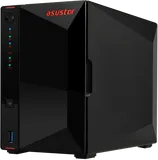 Cетевое хранилище ASUSTOR AS5402T 2-Bay NAS/Media player/Intel Celeron N5105 2.0GHz up to 2.9GHz, 4GB SO-DIMM DDR4, noHDD(HDD,SSD),/2x 2,5Gb (LAN)/3xUSB3.2,HDMI; 90IX01R1-BW3S20