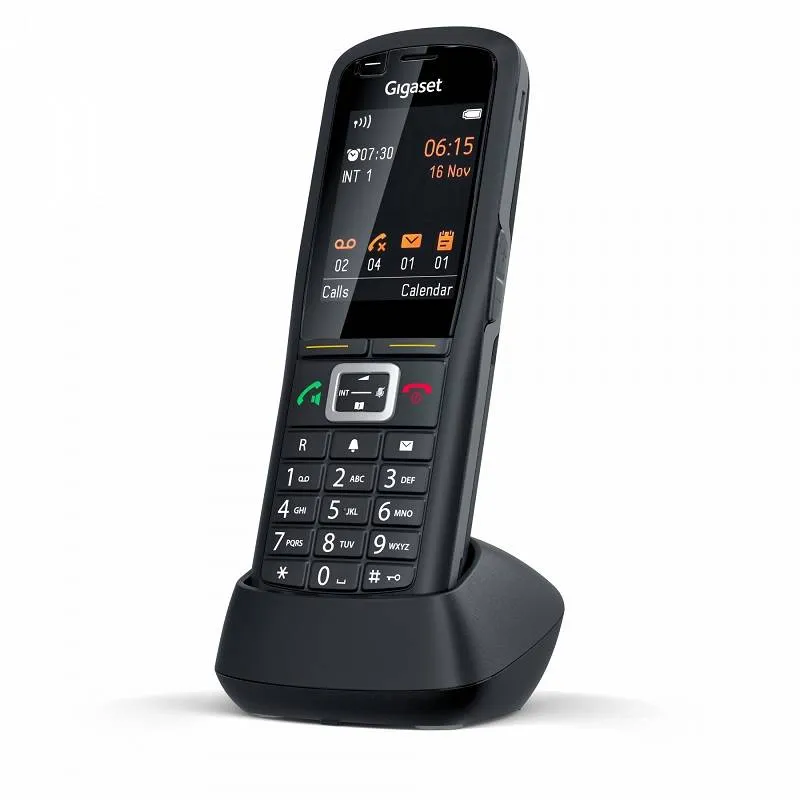 Gigaset R700H PRO (комплект: трубка и зарядное устройство, цветной дисплей, IP65, GAP, Cat-Iq 2.0)