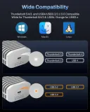 TerraMaster D1 SSD PLUS DAS/up to 1 SSD PCIe NVMe M.2 2280/1xUSB4(40Gbps)/1YW
