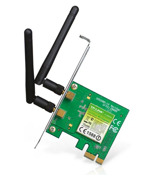Сетевой адаптер Wi-Fi TP-Link TL-WN881ND N300 PCI Express (ант.внеш.съем) 2ант.
