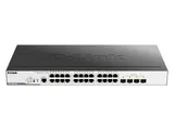 Коммутатор D-Link DGS-3000-28LP/B1A 24x1Гбит/с 4SFP 24PoE 193W управляемый