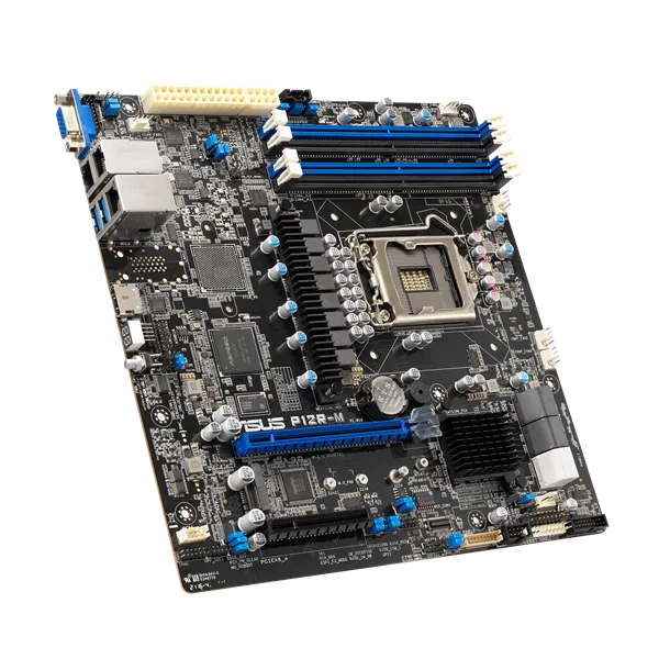 Серверная материнская плата ASUS Motherboard P12R-M,1xLGA1200,4x3200/2933/2666UDIMM(upto128GB),6xSATA3 6Gb/s p,1xM.2,2xPCIe Gen4 slot(1x16/1x8),2x1GbE,3Y Wr