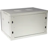 Шкаф коммутационный Lanmaster (TWT-CBWPG-6U-6X4-GY) настенный 6U 600x400мм пер.дв.стекл 60кг серый