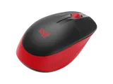 Мышь Logitech M190 черный/красный оптическая (1000dpi) беспроводная USB (2but)