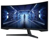 Монитор Samsung 34" Odyssey G5 C34G55TWWI VA curved 21:9 3440x1440 1ms 2500:1 250cd 178/178 HDMI DP 165Hz HDR FreeSync Premium VESA Black 2 years
