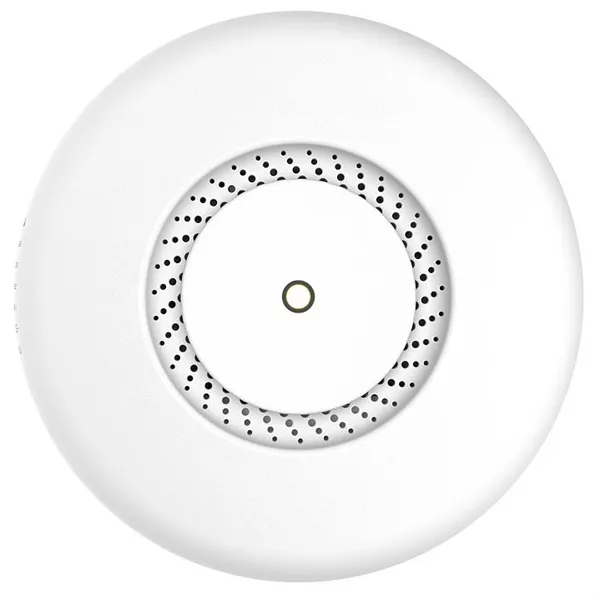 Точка доступа MikroTik cAP ac with 716MHz CPU, 128MB RAM, 2 x Gbit LAN (one with PoE-out), built-in 2.4Ghz 802.11b/g/n Dual Chain wireless, built-in 5GHz 802.11an/ac Dual Chain wireless, RouterOS L4, ceiling enclos