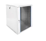 Шкаф коммутационный ЦМО ШРН-ЭКОНОМ (ШРН-Э-15.650) настенный 15U 600x650мм пер.дв.стекл 65кг серый 600мм 26.6кг 180град. 746мм