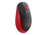Мышь Logitech M190 черный/красный оптическая (1000dpi) беспроводная USB (2but)