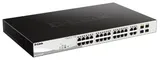 Коммутатор D-Link DGS-1210-28MP/FL1A (L2) 28x1Гбит/с 4xКомбо(1000BASE-T/SFP) 24PoE+ 370W управляемый