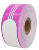 Рулон G&G браслеты для взрослых Adult Pink 35 mm/260 mm, цвет розовый, 100 шт в рулоне, клипсы в комплекте
