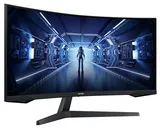 Монитор Samsung 34" Odyssey G5 C34G55TWWI VA curved 21:9 3440x1440 1ms 2500:1 250cd 178/178 HDMI DP 165Hz HDR FreeSync Premium VESA Black 2 years