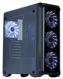 Корпус ZALMAN I3 EDGE, ATX, BLACK, FRONT ACRYL, WINDOW, 2x3.5", 3x2.5", 2xUSB2.0, 1xUSB3.0, FAN CONTROLLER, FRONT 3x120mm, REAR 1x120mm