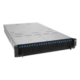 Сервер ASUS RS720-E11-RS24U 2U, 2xLGA4677, 32 DIMM DDR5, 24x 2.5"(12x NVMe+12x NVMe/SATA/SAS* hs), 2 x M.2 slot 2280, 2x10Gbe RJ45, 4 dual-slot GPU, 8 slots PCIe 5.0, 1x OCP 3.0*, 2x2600W