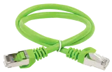 Коммутационный шнур (патч-корд) кат.6 FTP PVC 0,5м зелёный (PC02-C6F-05M)
