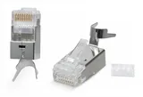 Cabeus 8P8C-SH-C7(1.5)-TWP Коннектор RJ-45(8P8C) под витую пару, категория 6a/7/7a, экранированный, универсальный