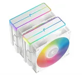 DEEPCOOL AG620 WH ARGB V2 LGA20XX/1700/1200/115X/AM5/AM4 (9шт/кор, TDP 260W, PWM, ARGB DUAL Fan 120mm, 6 тепл. трубок, белый) RET