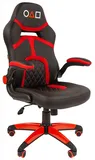 Офисное кресло Chairman   game 18 Россия экопремиум черный/красный (squid)