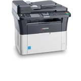 Kyocera FS-1025MFP, P/C/S, ч/б лазерный, A4, 25 стр/мин, 1800x600 dpi, 64 Мб, USB 2.0, Network, лоток 250 л., Duplex, автопод., старт.тонер 1000 стр.