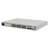 Коммутатор SNR статус ТОРП Управляемый PoE коммутатор уровня 2+, 24 порта 10/100/1000Base-T, 4 порта 1/10G SFP+, бюджет PoE 375 Вт, встроенный БП ~220V AC