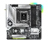 Материнская плата ASROCK B760M STEEL LEGEND WIFI, LGA1700, B760, 4*DDR5, HDMI+DP, 4xSATA3 6.0 (RAID), M.2 Socket, USB 3.2, USB2.0, Type-C, mATX