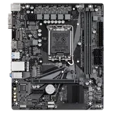 Материнская плата GIGABYTE H610M H V3 DDR4, LGA1700, H610, 2*DDR4, D-Sub+HDMI,  4 SATA 6 Гб/с, M2, Audio, Gb LAN, USB 3.2, USB 2.0, COM*1 header, mATX