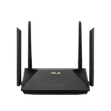 Роутер ASUS RT-AX53U// 802.11b/g/n/ac/ax, 574 + 1201 Mbps, 2,4 + 5 gGz, 4 antenna, USB ; 90IG06P0-MO3500