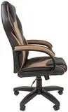 Офисное кресло Chairman 299 Россия экопремиум черный/бежевый