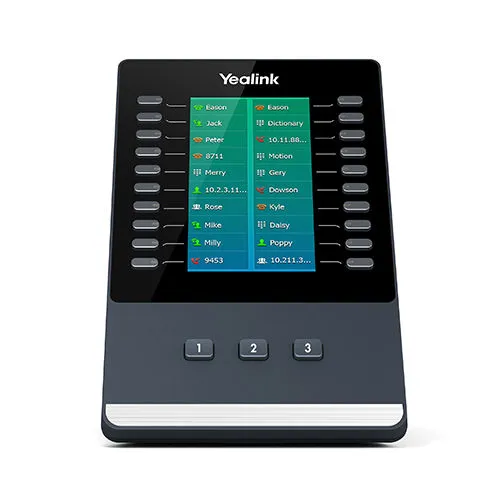 Клавишная панель для телефонов YEALINK EXP50 с цветным LCD для SIP-T53/T53W/T54W/T57W/T58A, шт