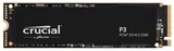 Твердотельный накопитель Crucial SSD Disk P3 1000GB ( 1Tb ) M.2 2280 NVMe (PCIe Gen 3 x4) SSD (3500 MB/s Read 3000 MB/s Write), 1 year, OEM