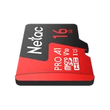 Носитель информации Netac P500 Extreme PRO 16GB MicroSDHC V10/U1/C10 up to 100MB/s, retail pack with SD Adapter