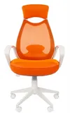 Офисное кресло Chairman    840 Россия белый пластик  TW16\TW-66 оранжевый