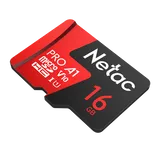 Носитель информации Netac P500 Extreme PRO 16GB MicroSDHC V10/U1/C10 up to 100MB/s, retail pack with SD Adapter