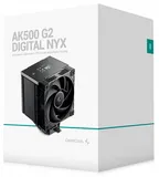 DEEPCOOL AK500 G2 DIGITAL NYX LGA1851/1700/1200/115X/AM5/AM4 (9шт/кор, TDP 240W, PWM, Fan 120mm, 5 тепл. Трубок, Copper Base, черный) RET (R-AK500G2-BKNNMN-GJD-1)