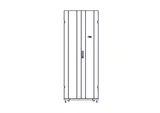 Systeme Electric Монтажный шкаф, серия Uniprom, 42U-750/1200, боковые панели 4шт, черный
