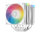 DEEPCOOL AG620 WH ARGB V2 LGA20XX/1700/1200/115X/AM5/AM4 (9шт/кор, TDP 260W, PWM, ARGB DUAL Fan 120mm, 6 тепл. трубок, белый) RET