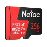 Носитель информации Netac P500 Extreme PRO 256GB MicroSDXC V30/A1/C10 up to 100MB/s, retail pack card only