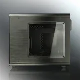 METIS PLUS BLACK (Aluminum, Mini-ITX, 120x120x25 O-type LED fan pre-installed at rear; Supports ATX PSU; 2*USB3.0; 3*2.5" HDD + 1* 3.5" HDD or 1*2.5" HDD+2* 3.5" HDD; 2 slots; Acrylic window)