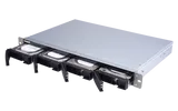 Система хранения данных QNAP CHANNEL 1U QC 1,7GhzCPU/8Gb(upto8Gb)/upto 4HDD, upto 16 with TL-R1200C-RP/SATA(3,5" 2,5")/ 4xUSB3.2/2x1GbE 1x10GbE(SFP+)/iSCSI/1xPS/no rail/2YW TS-431XeU-8G-EU-RU