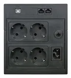 Powercom Raptor, Line-Interactive, 1025VA/615W, Tower, 4xSchuko, LCD, USB (1107532)